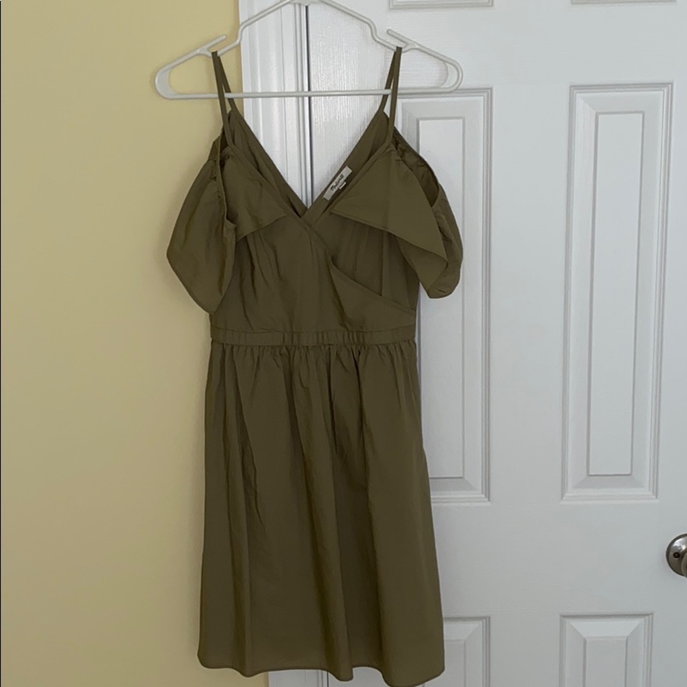 Madewell cold shoulder dress